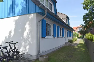 Das Gebäude in dem sich die Ferienwohnung befindet
