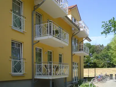 Das Gebäude in dem sich die Ferienwohnung befindet