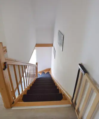 Ein Bett oder Betten in einem Zimmer der Unterkunft Ankerplatz RH 7