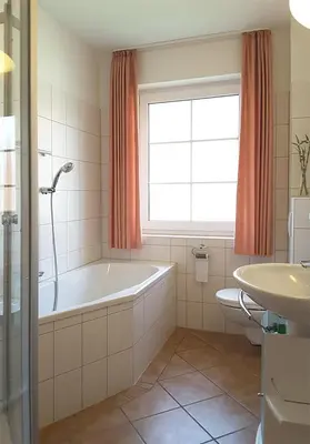 Ein Badezimmer in der Unterkunft Im Grünnen Wo 4