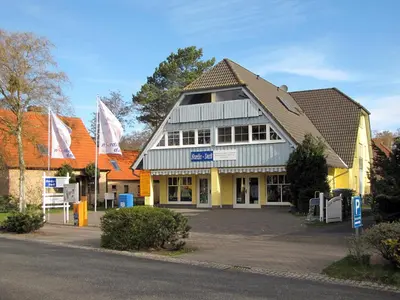 Das Gebäude in dem sich die Ferienwohnung befindet