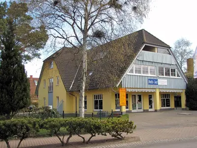 Das Gebäude in dem sich die Ferienwohnung befindet
