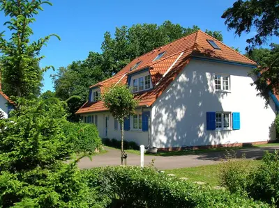 Das Gebäude in dem sich die Ferienwohnung befindet