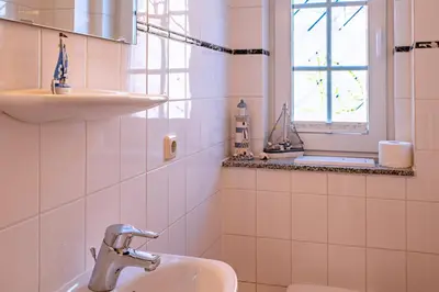 Ein Badezimmer in der Unterkunft Mühlenpark 1 Mühlenpark Haus 5 Wo 17