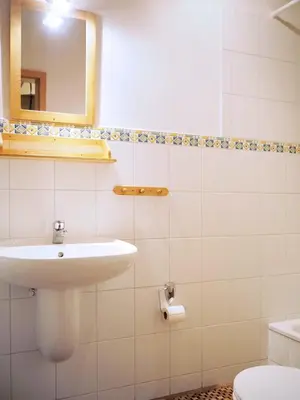 Ein Badezimmer in der Unterkunft Muschelsucher Haus II 4