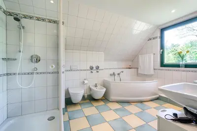 Ein Badezimmer in der Unterkunft Ostseeperle