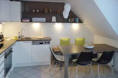 Küche/Küchenzeile in der Unterkunft Mühlenpark 1 Mühlenpark Haus 2 Wo 8