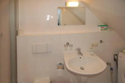 Ein Badezimmer in der Unterkunft Mühlenpark 1 Mühlenpark Haus 2 Wo 8