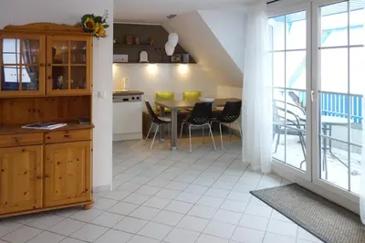 Küche/Küchenzeile in der Unterkunft Mühlenpark 1 Mühlenpark Haus 2 Wo 8