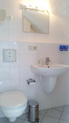 Ein Badezimmer in der Unterkunft Mühlenpark 1 Mühlenpark Haus 5 Wo 20