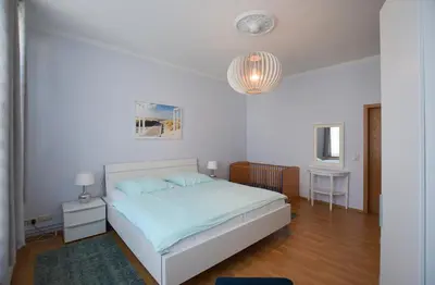 Ein Bett oder Betten in einem Zimmer der Unterkunft Haus Anna Wo 1