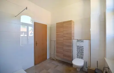 Ein Badezimmer in der Unterkunft Haus Anna Wo 1