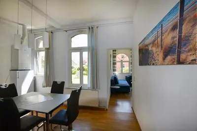 Ein Sitzbereich in der Unterkunft Haus Anna Wo 1