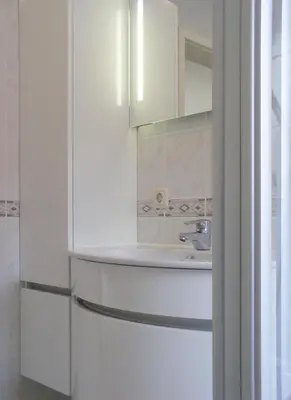 Ein Badezimmer in der Unterkunft Mühlenpark 1 Mühlenpark Haus 2 Wo 7