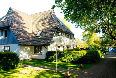 Das Gebäude in dem sich die Ferienwohnung befindet