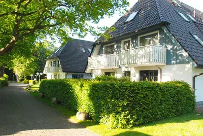 Das Gebäude in dem sich die Ferienwohnung befindet