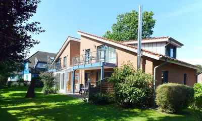 Das Gebäude in dem sich die Ferienwohnung befindet