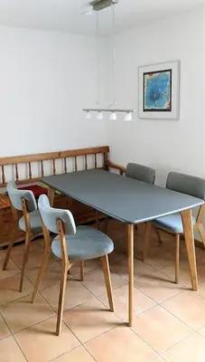 Ein Sitzbereich in der Unterkunft Haus 