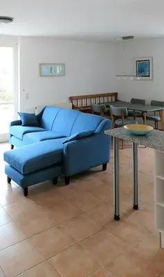 Ein Sitzbereich in der Unterkunft Haus 