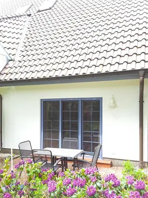 Das Gebäude in dem sich die Ferienwohnung befindet