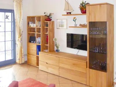Küche/Küchenzeile in der Unterkunft Eichenpark Haus 2 Wohnung 1