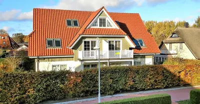 Das Gebäude in dem sich die Ferienwohnung befindet