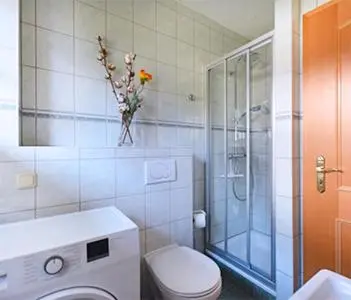 Ein Badezimmer in der Unterkunft Südwiese