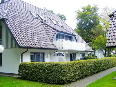 Ein Garten an der Unterkunft Eichenpark Haus 3 Wohnung 5