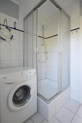 Ein Badezimmer in der Unterkunft Buchengrund Wo 1