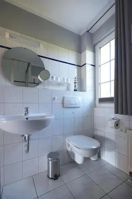 Ein Badezimmer in der Unterkunft Buchengrund Wo 1