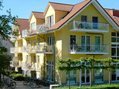 Das Gebäude in dem sich die Ferienwohnung befindet
