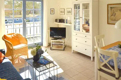 TV/Unterhaltungsangebot in der Unterkunft Eichenpark Haus 4 Wohnung 6