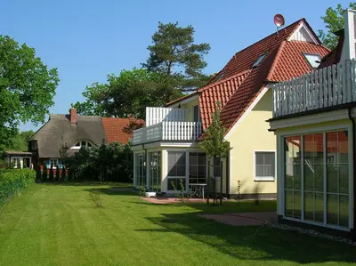 Das Gebäude in dem sich die Ferienwohnung befindet