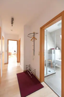 Ein Bett oder Betten in einem Zimmer der Unterkunft Haus Albatros Albatros Wo 4
