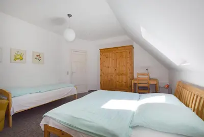 Ein Bett oder Betten in einem Zimmer der Unterkunft Haus Anna Wo 4