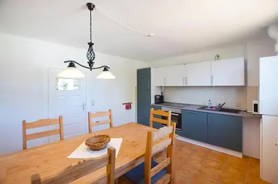 Küche/Küchenzeile in der Unterkunft Haus Anna Wo 4