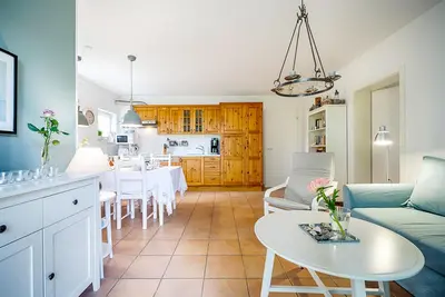 Küche/Küchenzeile in der Unterkunft Trident Wohnung 1