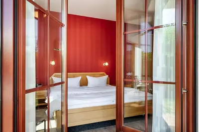 Ein Bett oder Betten in einem Zimmer der Unterkunft Grüne Str 33d 