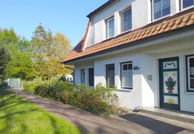 Das Gebäude in dem sich die Ferienwohnung befindet