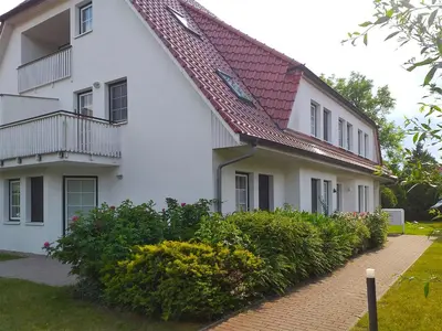 Das Gebäude in dem sich die Ferienwohnung befindet