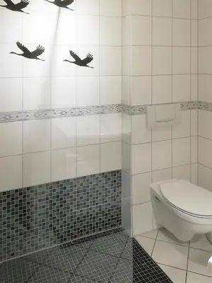 Ein Badezimmer in der Unterkunft Mühlenpark 2 Mühlenpark Haus A Wo 2