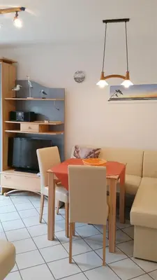 Küche/Küchenzeile in der Unterkunft Mühlenpark 2 Mühlenpark Haus A Wo 2