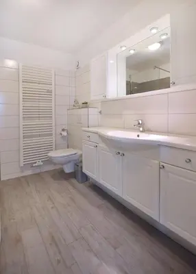 Ein Badezimmer in der Unterkunft Mühlenpark 1 Mühlenpark Haus 4 Wo 14