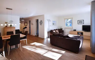 TV/Unterhaltungsangebot in der Unterkunft Am Darßwald Haus 2 1