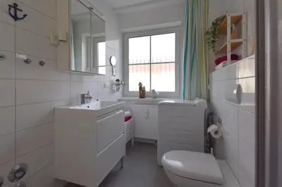 Ein Badezimmer in der Unterkunft Buchenpark Wo 6