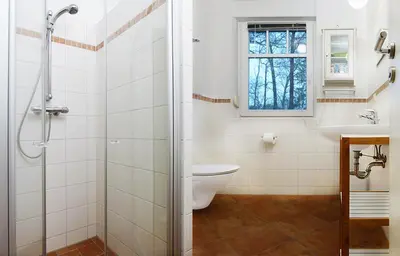 Ein Badezimmer in der Unterkunft Grüne Straße 38 A, Wo 4