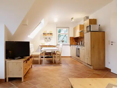 Küche/Küchenzeile in der Unterkunft Grüne Straße 38 A, Wo 4