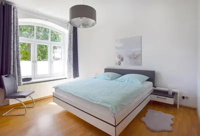 Ein Bett oder Betten in einem Zimmer der Unterkunft Haus Anna Wo 2