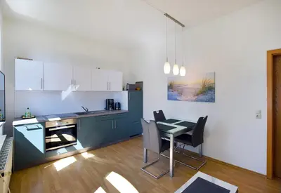 Küche/Küchenzeile in der Unterkunft Haus Anna Wo 2