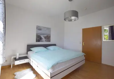 Ein Bett oder Betten in einem Zimmer der Unterkunft Haus Anna Wo 2